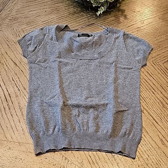 Gray Zara top size L - Picture 1 of 4